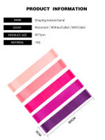 Bands de Resistencia de TPE Ejercicio Stackable para Fitness, Terapia Física, Yoga - details 6