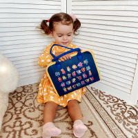 Juguetes Montessori para bebé, tablero ocupado, hebilla de bebé, botón de cremallera, herramienta de entrenamiento con cordones, Juego de desarrollo sensorial para niños pequeños - details 1