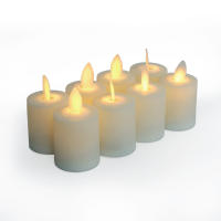 2x 4x 6x 7 cm Vela LED sin llama Tealight CR2450 Votivos con pilas para centros de mesa, linterna, decoración navideña, lámpara cálida Luz de ambiente portátil - details 5