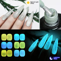 Parkson-esmalte de uñas de Gel fluorescente, Ojo de gato luminoso que brilla en la oscuridad, neón noctilucente, UV LED, barniz semipermanente Soak Off, 10ml - details 9