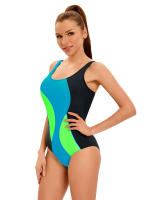 Bañador deportivo para mujer, traje de baño de color, 2023 - details 3