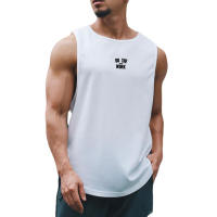 Summer New Men's Casual Mesh Breathable Sleeveless Quick Dry Vest Gym Bodybuilding Fitness Training Muscle Basketball T-shirt - details 8