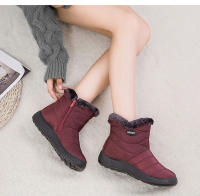 Botas de nieve impermeables para Mujer, botines ligeros informales, cálidos, color negro, Invierno - details 10
