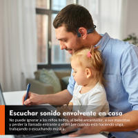 Auriculares inalámbricos de conducción ósea Real, audífonos deportivos impermeables IPX6 con micrófono para entrenamientos, correr, DG08 - details 3