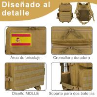 Mochila de senderismo 25L/30L, mochila ligera de viaje para montañismo, bolsas deportivas Mochila ligera para hombre, informal,Oxfordbolsa de viaje para jóvenes, adolescentes, deportes al aire libre - details 17