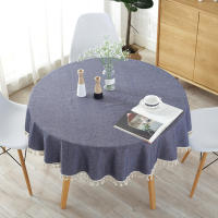 Mantel de Lineno para Mesa Redonda Ideal para Café, Té, Recepción, Fiesta - details 15