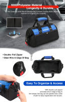 Bolsa de Herramientas WORKPRO de 13 Pulgadas, Bolsa de Herramientas de Boca Ancha con Bolsillos Interiores para Almacenamiento de Herramientas - details 1