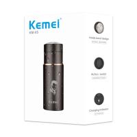 Kemei-Mini afeitadora eléctrica de viaje para hombre, TYPE-C, recargable, lavable, pequeña, portátil, recortadora de barba Original, uso seco y húmedo - details 8