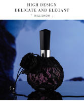 (DSH) Perfume de marca de 100 ml, nota floral, fragancia de larga duración, perfume de encaje negro para mujer - details 8