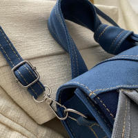 Bolso de hombro de diseñador de lujo para mujer, bolso de mano de mezclilla, bolso de mano de gran capacidad, bolso de axilas de moda, bolso de viaje Simple para mujer - details 23