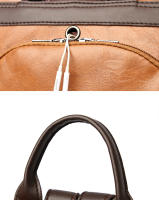 Mochila antirrobo de cuero PU para mujer, bolso de hombro de gran capacidad, de viaje, de marca famosa, de alta calidad, a la moda - details 18