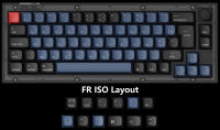 Keychron-Teclado mecánico personalizado, teclas de ABS, retroiluminación RGB, interruptor K Pro, con diseño ISO, QMK, V2 - details 7