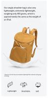 Mochila Ligera de Estilo Coreano Unisex para Viajes al Aire Libre Material de Poliéster para la Forro Nylon para Exteriores - details 6