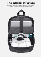 BANGE-mochila impermeable para hombre, bolsa de gran capacidad para ordenador portátil, viaje, Campus - details 8
