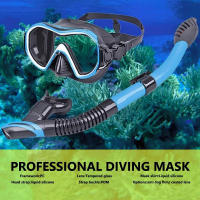 Equipo de esnórquel para adultos y jóvenes, máscara de buceo antivaho, esnórquel de silicona superior, secado completo - details 0