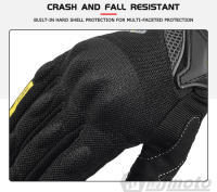 Guantes de moto de verano para mujer para SUOMY ciclismo Moto Dirt Biker guante de bicicleta pantalla táctil guante protector de dedo completo - details 11