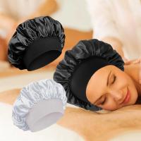 Gorro de dormir de satén elástico unisex Boneta de cuidado del cabello para la noche - details 8