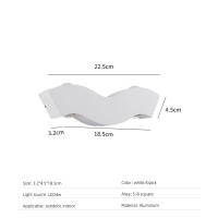 Luz led de pared exterior impermeable ip65, luz decorativa para jardín, balcón, dormitorio minimalista moderno, sala de estar, luz de pared interior - details 7