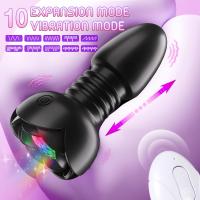 Vibrador Anal Réptil Telescópico 10 Modos de Vibración Masajeador Prostatal Inalámbrico - details 1