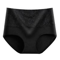 Conjunto de 3 piezas de ropa interior de mujer de jacquard, cintura alta y control abdominal de algodón grande para mujer - details 2