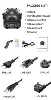 Luces DJ de 36W Haz de Cabeza Móvil con Haz LED RGBW Efecto de Fiesta Disco - details 5