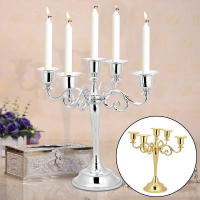 Candelabros de mesa de Metal, soporte de vela para boda, mesa de comedor, fiesta de Navidad, decoración del hogar - details 0