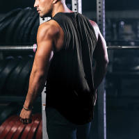 New Arrival Quick-drying Summer Men's Printed Basketball Bodybuilding Fitness Breathable Gyms Sports O-neck Tank Top - details 3