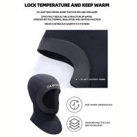 Capucha de neopreno de 3/5MM Unisex, gorro de natación profesional antideslizante, protección contra el frío, traje de neopreno, cubierta para la cabeza, gorro de buceo - details 2