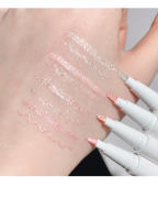 Bolígrafo de Luz de Galaxia Brillante Pluma de Sombra de Ojos de Gusano de Seda con Cabeza de Pincel de Cuidado de la Piel de Belleza - details 11