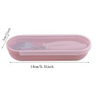 Juego de Cubiertos Pequeños de Acero Inoxidable 3 Piezas de Cuchara y Garfillo Portátil para Alimentación de Bebés Utensilios de Mesa para Niños - details 1