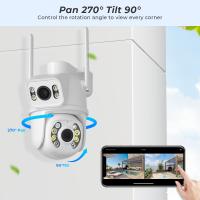 Cámara de Vigilancia Exterior Inalámbrica PTZ 8MP 4K con Doble Lente y Pantalla Ai Detección Humana Auto Seguimiento iCSee Controlador de Seguridad Tipo Android Protocolo de Conexión Onvif Resolución de Video 1080P - details 4
