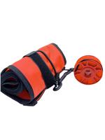 Juego de boya marcador de superficie de buceo, tubo de señal inferior cerrado inflable de alta visibilidad con carrete de aluminio SMB, carrete de dedo - details 3