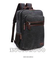 Mochila de lona Vintage para hombre, bolso de hombro de viaje de gran capacidad, mochilas escolares para adolescentes, mochila para ordenador portátil - details 4