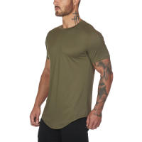 Camiseta de Malla de Verano de Secado Rápido Manga Raglan Poliéster Moda Casual Deportiva para Hombres - details 11