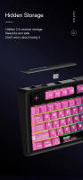 SKYLOONG GK104 Pro Teclado Gamer Mecánico Tamaño Completo Inalámbrico Retroiluminado RGB - details 13