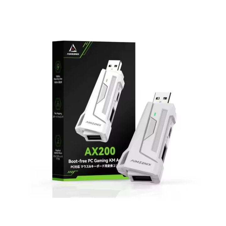 Convertidor/Adaptador/Aplicación de personalización K&M para juegos de PC AX200, frecuencia de informes de 1000Hz - 1