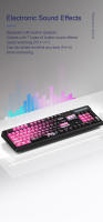 SKYLOONG GK104 Pro Teclado Gamer Mecánico Tamaño Completo Inalámbrico Retroiluminado RGB - details 9
