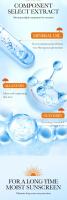 Protector solar facial Pa+++ de efecto múltiple de doble tubo Bloqueador solar Spf 50+ Protector solar para el cuidado de la piel solar - details 5