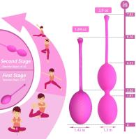 1 Juego de vibrador inteligente de silicona seguro Kegel Ball Ben Wa Ball Vagina apretar máquina de ejercicio juguete sexual para mujeres Kegel pesas bola - details 5