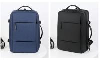 Mochila de viaje clásica para hombre, morral de negocios expandible con USB, bolsa de gran capacidad para ordenador portátil, impermeable, a la moda - details 7