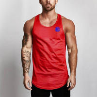 Brand Gym Clothing Breathable Mesh Singlet Bodybuilding Workout Stringer Tank Top Men Fitness Shirt Muscle Sleeveless Slim Vest - details 8