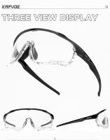 KAPVOE Photochromic Cycling Sunglasses Men MTB Cycling Glasse Women Road Bicycle Glasses UV400 Outdoor Bicycle Sunglasses - details 19