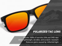 Kapvoe Fashion Sunglasses Luxury Polarized Sun Glasses for Driving Fishing Cycling Glasses Golf Women Bike Goggles Luxury Shades - details 3