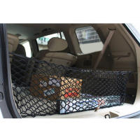 Malla elástica de nailon para maletero de coche, organizador de almacenamiento, Red de equipaje, accesorio para automóvil, 90x40cm - details 5