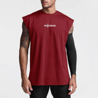 Camiseta sin mangas de entrenamiento para hombre, camisa informal con estampado de cuello redondo, resistente al sudor, cómoda, de secado rápido - details 16