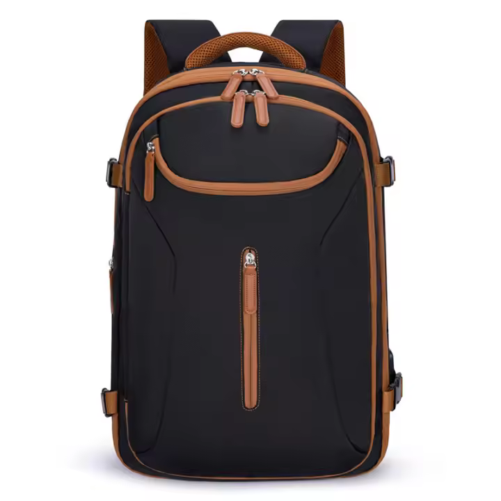 Mochila deportiva expandible para gimnasio, bolsa para ordenador portátil de viaje de negocios de gran capacidad con carga USB, mochila para exteriores con múltiples bolsillos - 1