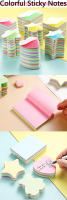 Juego de notas adhesivas Juego de 6 libros Estilo diferente Lindo corazón cuadrado Oso de pino Estrella Tela Múltiples formas Varios colores Papelería Álbum de recortes adhesivo Papel decorativo Accesorios de oficina escolar Regalo de festival de cumpleañ - details 0