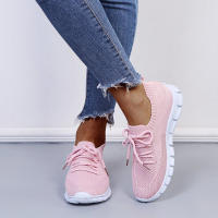 New Summer Sneakers Women Slip on Mesh Light Breathable Running Shoes Woman Walking Platform Comfortable Female Casual Shoes - details 14