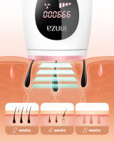 Máquina de Eliminación de Vello Innza D26 Epilador Láser Permanente IPL 2 Modos 5 Niveles Máquina Eléctrica de Vello 999000 Flashes Buena para Uso Doméstico - details 1