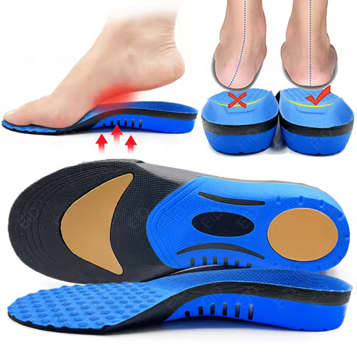 Plantillas de Gel ortopédico para masaje, almohadilla ortopédica de EVA para la salud del pie, almohadilla de soporte para el arco, para fascitis Plantar - 1